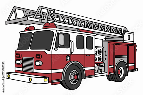 fire truck vector
