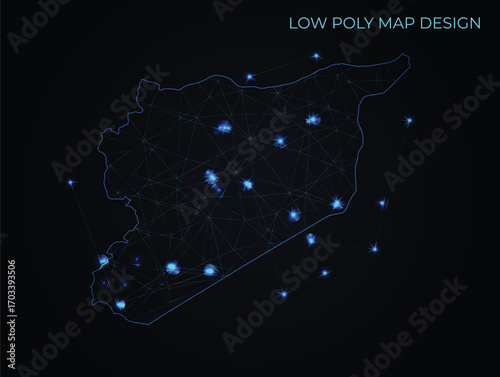 abstract digital networking connectivity vector map design	