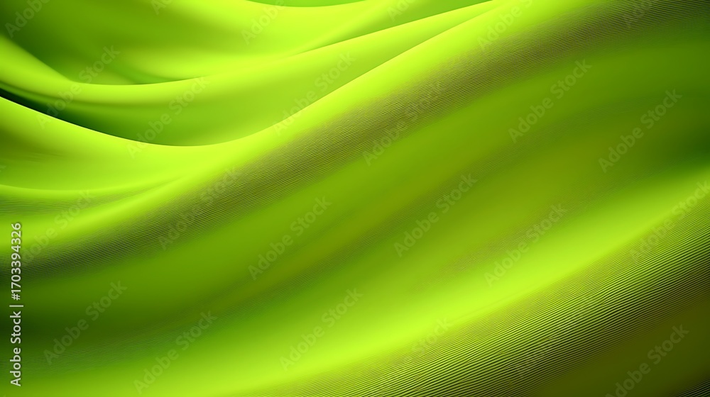 Obraz premium Smooth green silk satin abstract background design
