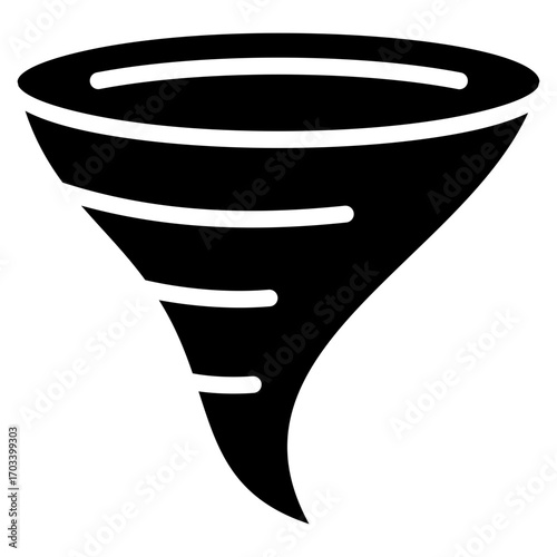 Tornado  Icon Element For Design
