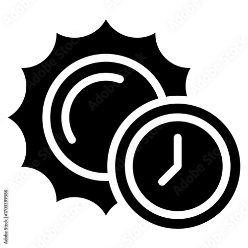 Daytime  Icon Element For Design