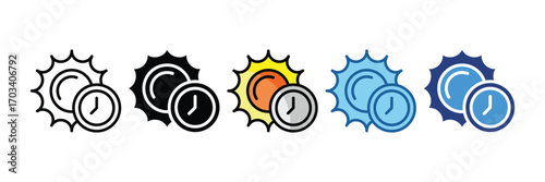 Daytime  Icon Element For Design