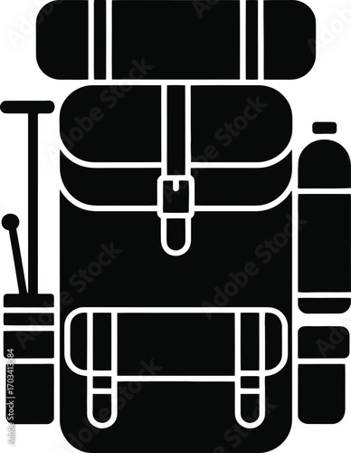 Backpack camping gear equipment travel