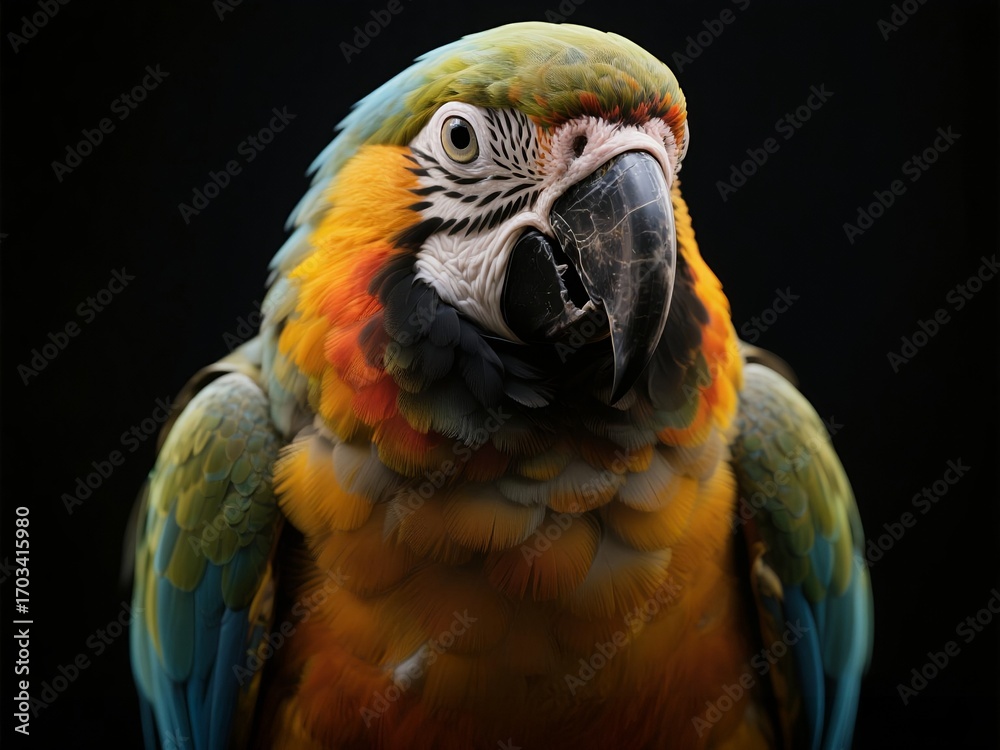 Obraz premium Close-up portrait of a parrot 