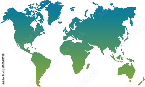 Top View of Global Map