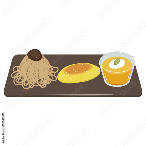 秋の味覚スイーツセット