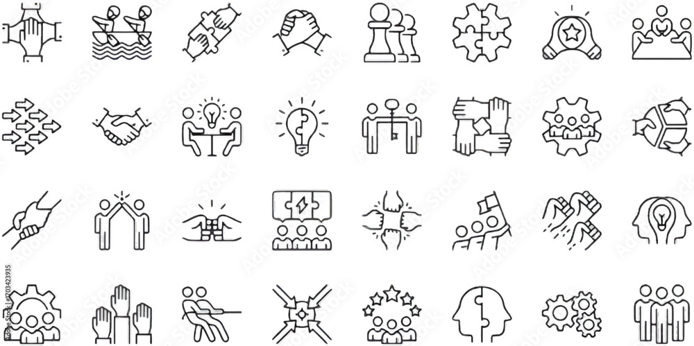 Obraz premium Teamwork and Collaboration