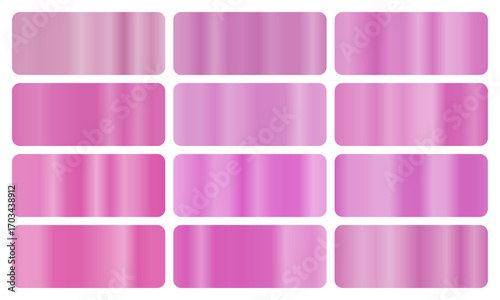  Mauve gradient, A set of dusty purple glossy gradients, The texture of a smooth vintage surface. A collection of muted metallic gradients, antique gradients, mauve pack, Vector illustration, vector 1