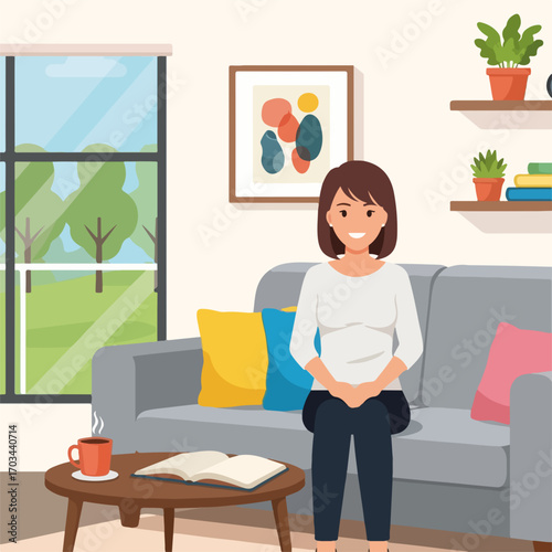Parents with laptop enjoy leisure time in living room, embracing modern technology, smiling. Parents with laptop connection helps them bond, sharing online experiences, while seated on sofa.