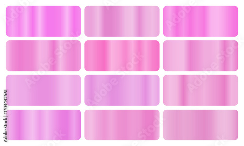  Pink gradient, A set of rosy glossy gradients, The texture of a smooth cotton surface. A collection of blush metallic gradients, feminine gradients, pink pack, Vector illustration, vector 10eps