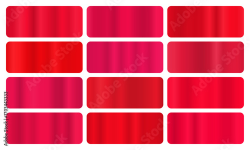  Crimson gradient, A set of deep red glossy gradients, The texture of a smooth velvet surface. A collection of ruby metallic gradients, rich gradients, crimson pack, Vector illustration, vector 10eps