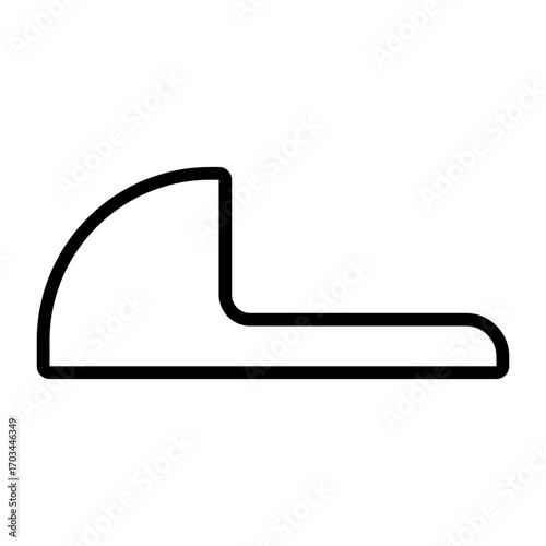 和式トイレのピクトグラム（白塗りver.）