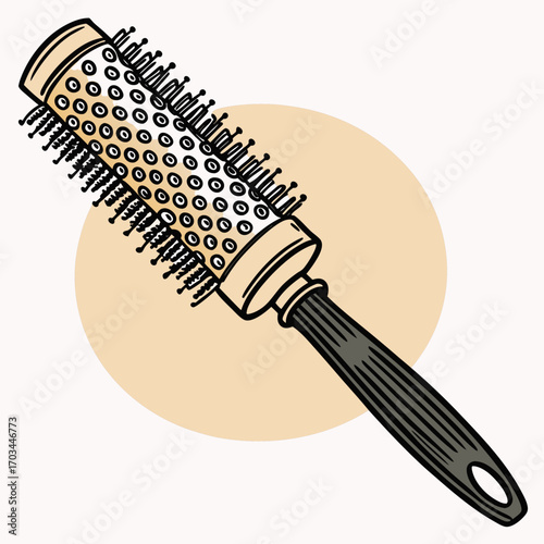 Explore professional round hair brush for styling and volumizing for salon quality blowouts at home