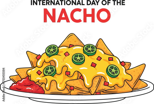 Celebrate international day of the Nacho with a delicious plate of cheesy nachos