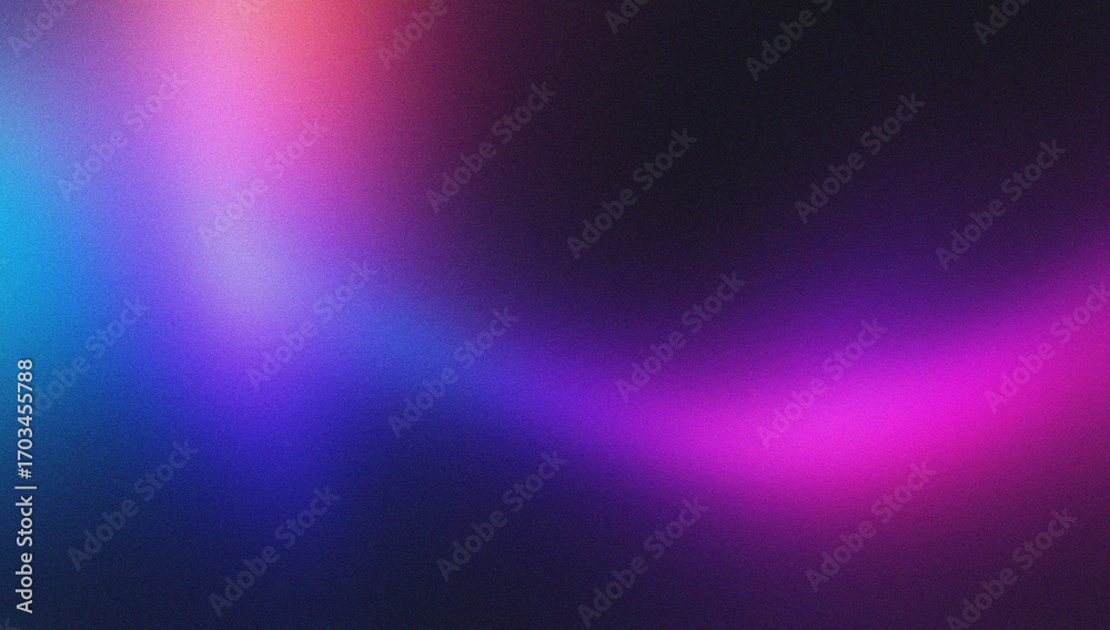 Fototapeta premium Vibrant abstract gradient with neon hues and soft bokeh effects for digital art and design projects