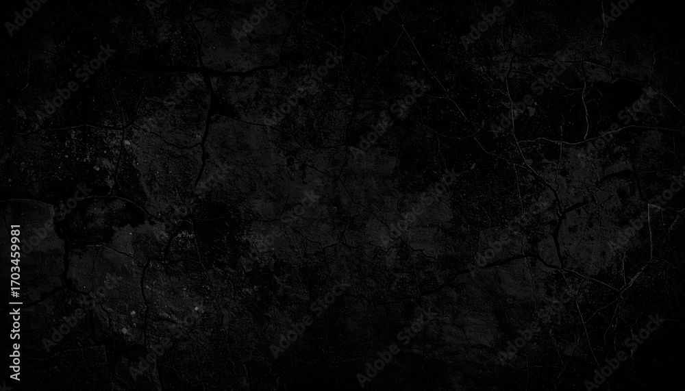 Fototapeta premium Dark Grunge Texture with Crack Lines Detailed Patterns and Dark Surface