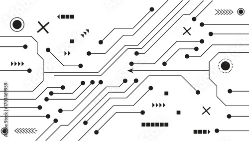 abstract elements technology background 2