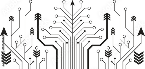 abstract elements technology background