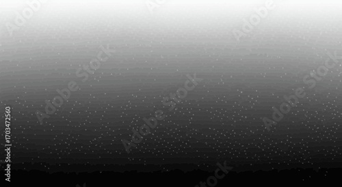 Elegant black and white gradient background with scattered dots, modern design