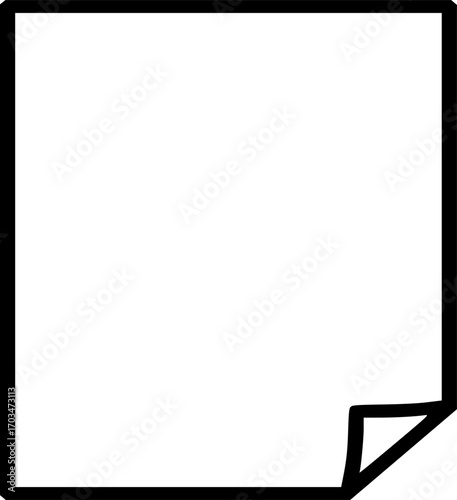 Brochure line icon set. Flyer leaflet, catalog, booklet, magazine, and letterhead icons vector illustration