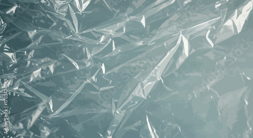 Abstract plastic texture background with soft lighting and intricate folds