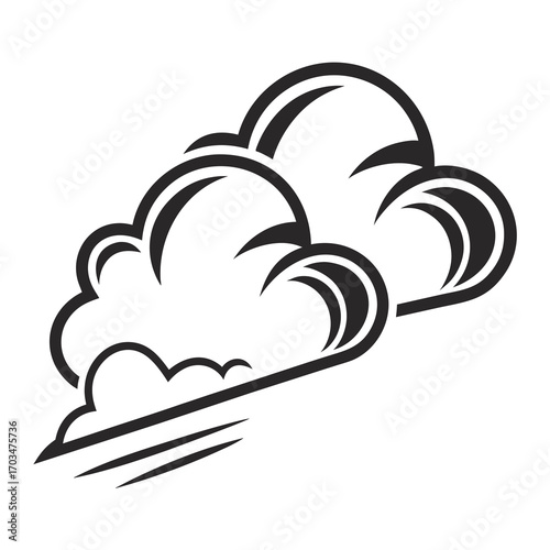 A stylized, isometric line art icon of a cloud with a 3D depth effect. This graphic is ideal for websites and blogs related to technology, cloud computing, storage, and digital services.

