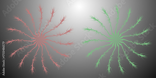 Tropical leaf floral seamless pattern. Anatomy & Physiology A diagram of microvascular network, isolated on white.