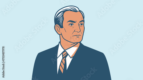 Distinguished Gentleman, Cartoon Portrait, Formal Character, Animated Gentleman, Character Illustration, Classy Design, Style Icon, Cartoon Formal, Gentlemen Art, Cartoon Dignity, Elegant Character, F