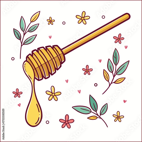 Honey vector