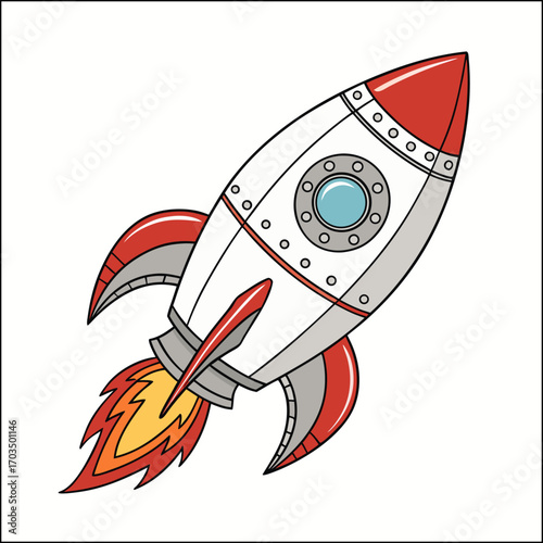 The rocket icons set includes a startup sign and symbol, along with a rocket launcher icon