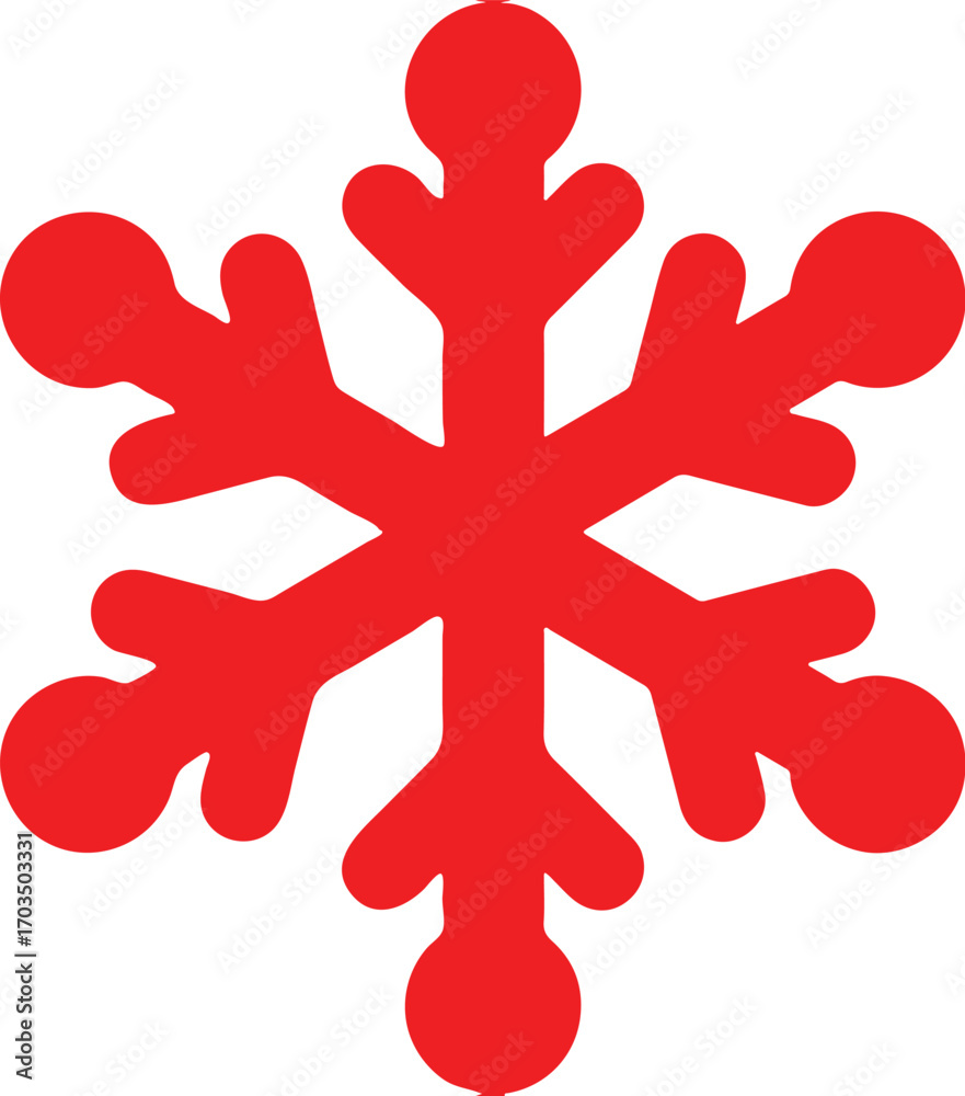 Obraz premium snowflake icon simple icon. Vector ICON all icon Viktor
