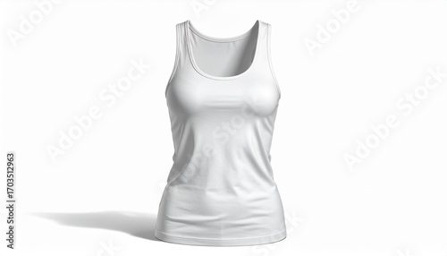 women's tank top underwear mockup