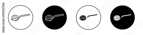 Spoon icons pack in black and white versions for web.