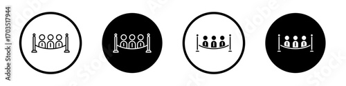 Queue icons pack in black and white versions for web.