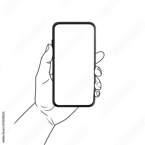 Wallpaper Mural Hand holding a smartphone Torontodigital.ca