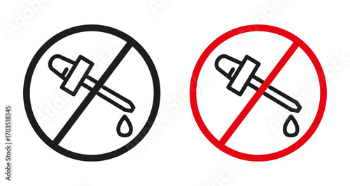 No artificial flavor icons pack in black and white versions for web.