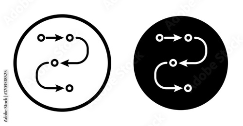 Methodology icons pack in black and white versions for web.