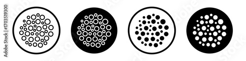 High density icons pack in black and white versions for web.