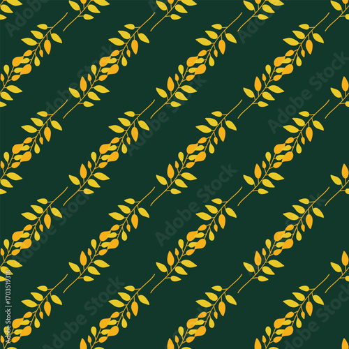 Autumn leaf seamless texture for textile or wallpaper.