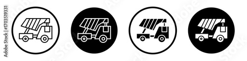 Haul icons pack in black and white versions for web.