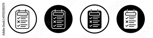 Guidelines icons pack in black and white versions for web.