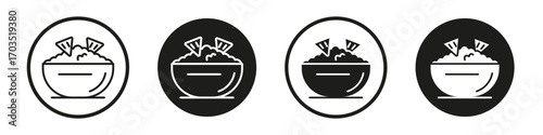 Guacamole icons pack in black and white versions for web.