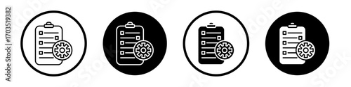General Terms icons pack in black and white versions for web.