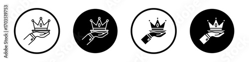 Exclusive service icons pack in black and white versions for web.