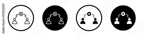 Approach icons pack in black and white versions for web.
