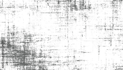 Distressed grey lines and dots on white background abstract black