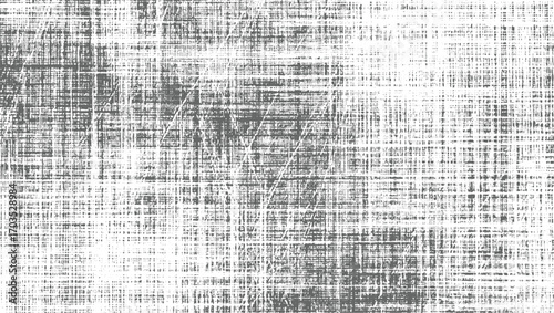 Grayscale distressed grid pattern abstract background