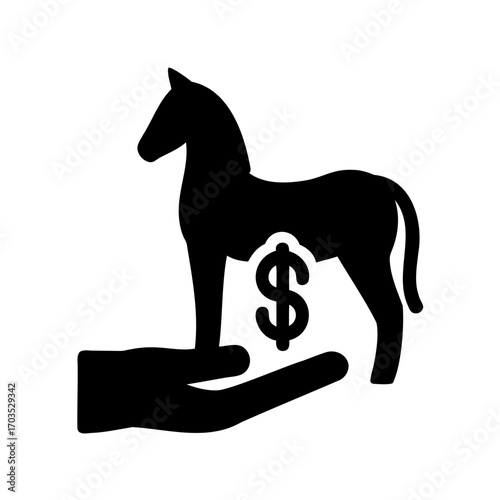 Offering a financial deal with hidden dangers like a Trojan Horse concept