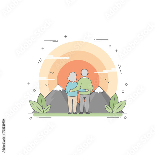 Elderly with Nature Harmony