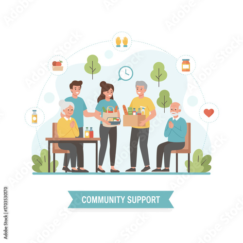 Volunteer Helping Seniors